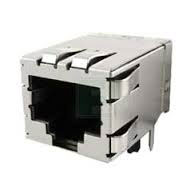 Modular Jack, Single Port RJ45, Shielded, Side Entry, Front 3.05, With Tabs Top Sides and Bottom