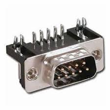D-Subminiature, PCB Mounted, Right Angle, 8.08mm Footprint, Male
