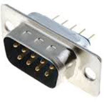 D-Subminiature, Vertical, PCB Mounted, Connector, Copper Alloy, Stamped & Formed Type