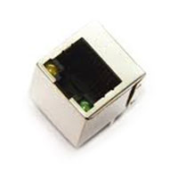 RJ45, Top Entry, Single Port, Shielded, Back 3.85mm, with LEDs, Type 2 Transformer