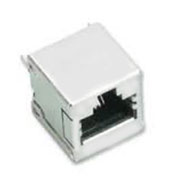 RJ45 (8P8C), Top Entry, Single Port, Shielded, Back 3.85 mm