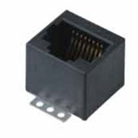Modular Jack, RJ45 Single Port, Shielded, Top Entry, Surface Mount