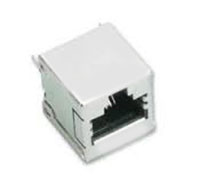 RJ45, Single Port, Top Entry, CAT 5 Shielded, Front 3.05 mm