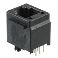 RJ45 Top Entry, Non Shielded, Thru Hole; 15.9 mm Height; 4 Sides Closed