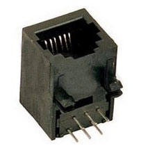 Modular Jack RJ45, Single Port, Unshielded, Side Entry, CAT 5e