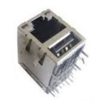 RJ12, 6P6C,USB, With Transformer Type TC, With LED, Shielded