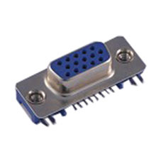 D-Sub Connector, Ultra Thin, High Density, Female, 1.7mm Foot Print