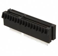 PCI Express Card edge Connector, Straddle Mount, Without Mtg.Ears