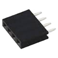 Receptacle Assembly, 2.54mm Pitch, Top Entry, Single Row, Cantilever Beam Contact, Vertical,  6.8mm Height, 3.5mm Width, Thru Hole