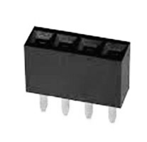 Receptacle Assembly, 2.54mm Pitch, Top Entry, Single Row, Tuning Fork Contact, 3.5mm Height, Solder Tail