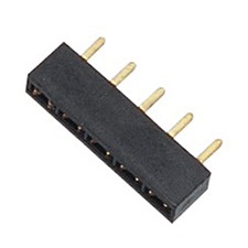 Receptacle Assembly, 2.54mm Pitch, Top Entry, Double Row, Straight, Tuning Fork Contact, 3.50mm Height, 2.60mm Tail Length
