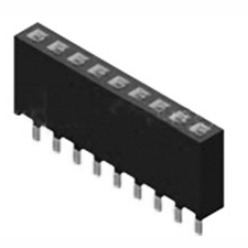 Receptacle Assembly, 2.54mm Pitch, Single Row, Cantilever Beam Contact (Back),8.5mm Height, 3.0mm Width