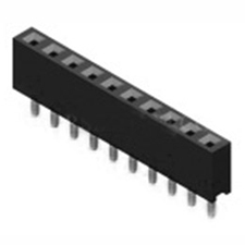 Receptacle Assembly, 2.54mm Pitch, Single Row, Straight, Cantilever Beam Contact