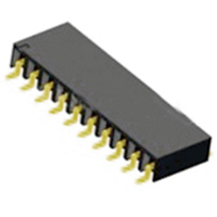 Receptacle Assembly, 2.54mm Pitch, Single Row, Horizontal Entry