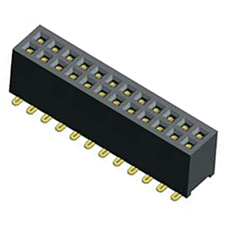 Receptacle Assembly, 2.54mm Pitch, Top Entry, Double Row, Straight, With or Without Mounting Peg, 3.5mm Height