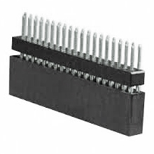 Receptacle Assembly, 2.54mm Pitch, Thru Hole, Double Row, Cantilever Beam Contact, Vertical, Press Fit, 11.0mm Height