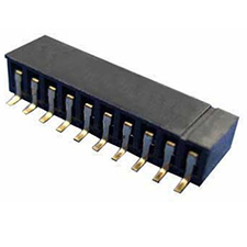 Receptacle Assembly, 2.00mm Pitch, Double Row, Surface Mount, Side Entry, Without Mounting Post