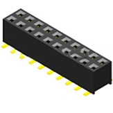 Receptacle Assembly, 2.00mm Pitch, Double Row, Surface Mount, Top & Bottom Entry, w and w/out Mounting Post, Polarized ; 4.3 mm Height