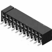 Receptacle Assembly, 2.00mm Pitch, Thru Hole, Double Row, Cantilever Beam Contact, Side Entry
