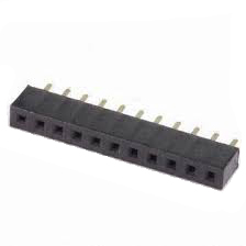 Receptacle Assembly, 2.00mm Pitch, Single Row,Tuning Fork Contact, Narrow Body with 3.1mm PC Tail