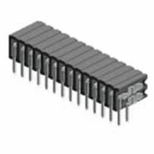 Receptacle Assembly, 2.00mm Pitch, Thru Hole, Double Row, Cantilever Beam Contact, Right Angle, Thru Hole