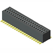 Receptacle Assembly, 0.8 mm Pitch, Surface Mount, Double Row; WithMounting peg