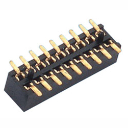 Receptacle Assembly, 1.00mm Pitch, Double Row, Surface Mount, Top Entry, 2.10mm Height