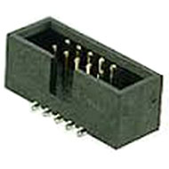 Shrouded Header / Box Header, Half Pitch, Surface Mount, 1.27mm x 1.27mm, Straight