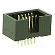 Shrouded Header / Box Header, 1.27mm x 1.27mm Grid, Vertical