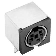Mini Din Connectors, Standard, Shielded, Snap In Fit w/Kinked Side Legs