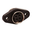 Panel Mount Power Mini Din, 3 Position, Non-Shielded