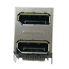 Stacked Combo Display Port Connector