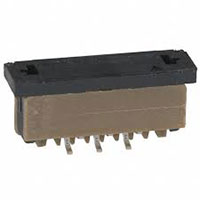 Flexible Cable Connector, ZIF (FFC), 1.0mm Pitch, Top Entry, Surface mount