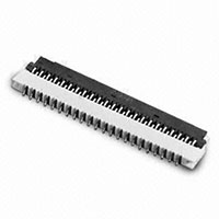FFC Connector, 0.3mm Pitch, Side Entry, ZIF, Surface Mount