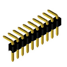 Unshrouded Male Header, 2.54mm Pitch, Through Hole, Single Row, Vertical