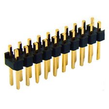Unshrouded Male Header, 2.54mm Pitch, Through Hole, Double Row, Vertical