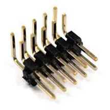 Unshrouded Male Header, 2.54mm Pitch, Through Hole, Double Row, Right Angle