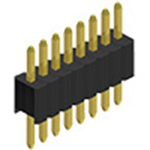 Unshrouded Male Header, 1.27mm Pitch, Through Hole, Single Row, Vertical, 0.40mm Sq. Post