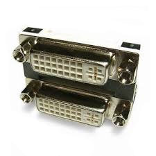 DVI Connector, Dual Stacked, 29/29, Right Angle, With Variable Height