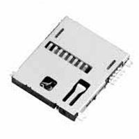 Micro Secure Digital Connector; Reverse Mount; 0 mm Standoff; Push-Push Type