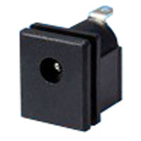 DC Power Jack, Panel Mount, Vertical, 1.65mm Pin Diameter, 10.9mm x 13.4mm x 14mm Body