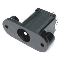 DC Power Jack, Top Screw Vertical Mount, Deep Body, 2.0, 2.5mm Pin Diameter