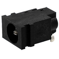 DC Power Jack, Right Angle, Surface Mount, Solder Tail, 1.6mm Pin Diameter, 6.0mm Height
