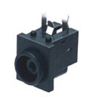 DC Power Jack, Right Angle, Thru Hole, 1.45mm Pin Diameter