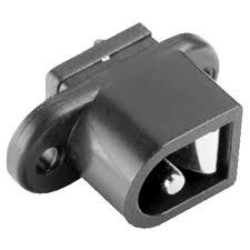 DC Power Jack, Top Screw Vertical Mount, Short Body  2.0, 2.5mm Pin Diameter, High Current Model