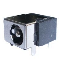 DC Power Jack, Right Angle, Thru Hole, Shielded, 7.2mm Height x 10.1mm Width