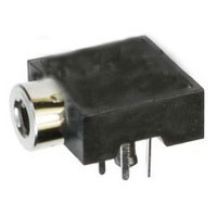 Stereo Ear Phone Jack: 2.5mm, Type 3, Right Angle,Thru Hole, 10mm width x 4mm Height