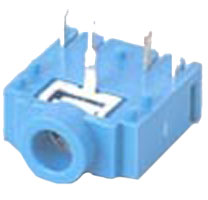 Stereo Jack 3.5 mm;14 mm (L) x 12 mm (W) x 5 mm (H);All Plastic Bushing ; Pantone Color Body and Bushing
