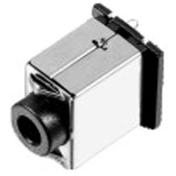 Stereo Jack 3.5mm, 12.7mm Height, 9.7mm Wide, Fully Shielded, All Plastic, Non threaded