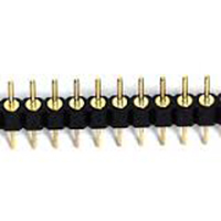 Screw Machine Header, Single Row, Thru Hole, Straight
